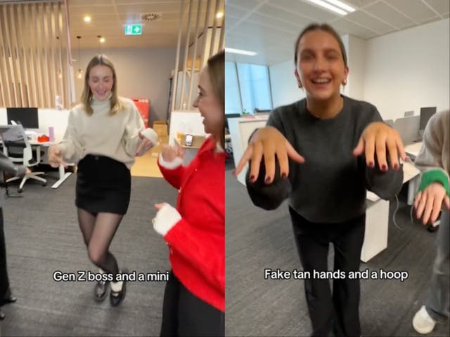 <p>The creators of the viral video were discussing what to wear on a night out when they came up with the idea </p>