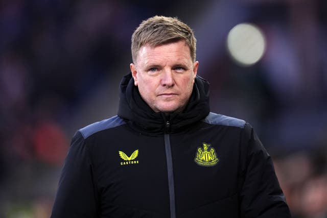 Newcastle chief executive Darren Eales insists the club will fight to hold on to Eddie Howe, pictured, amid speculation linking him with the England job (John Walton/PA)
