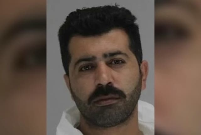 <p>Yons Alshabi, 32, is accused of shooting a woman dead he picked up for sex. Police found her with a $10 bill in her hand after the shooting</p>
