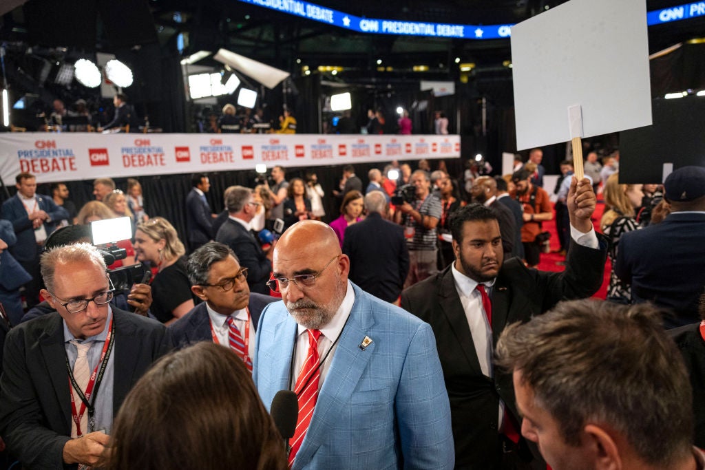 Chris LaCivita, senior adviser to the Trump campaign, appears at the RNC. He revealed on Tuesday that he often carries a firearm when with the ex-president.