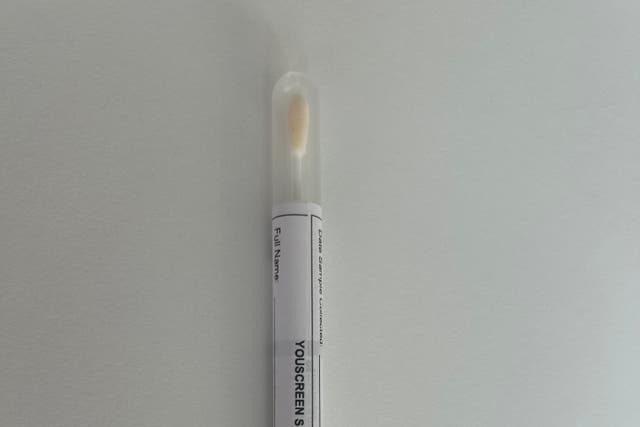 A DIY test for cervical screening could boost the number of women undergoing checks every year, an NHS trial has found (PA)