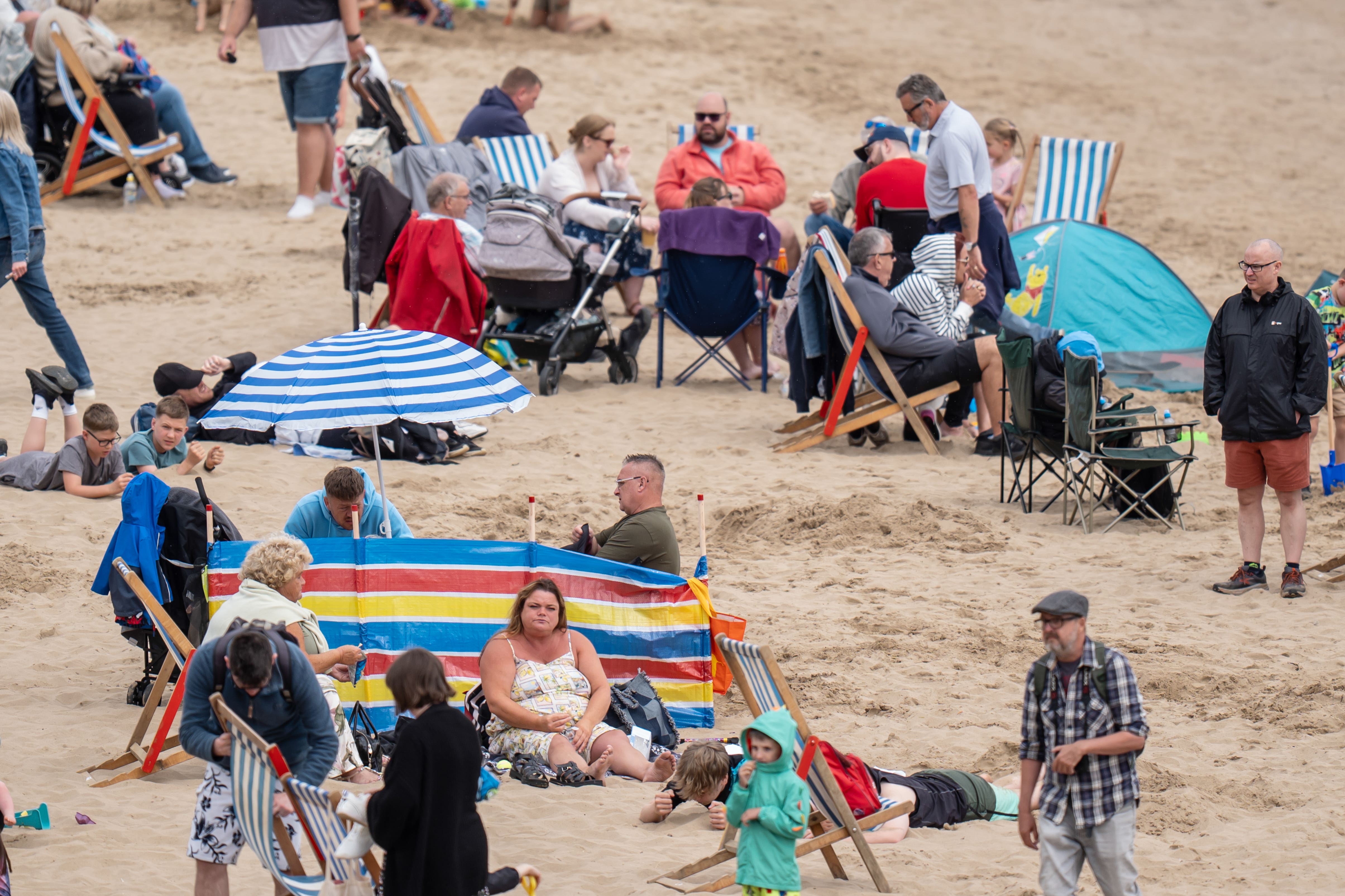 The hot weather comes after well above-average rainfall figures in the first half of the month (PA)