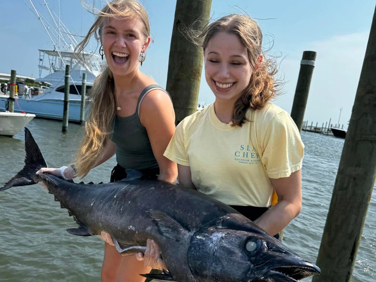 Would you try it? More than 70 people line up to eat ‘prehistoric’ fish caught of North Carolina coast