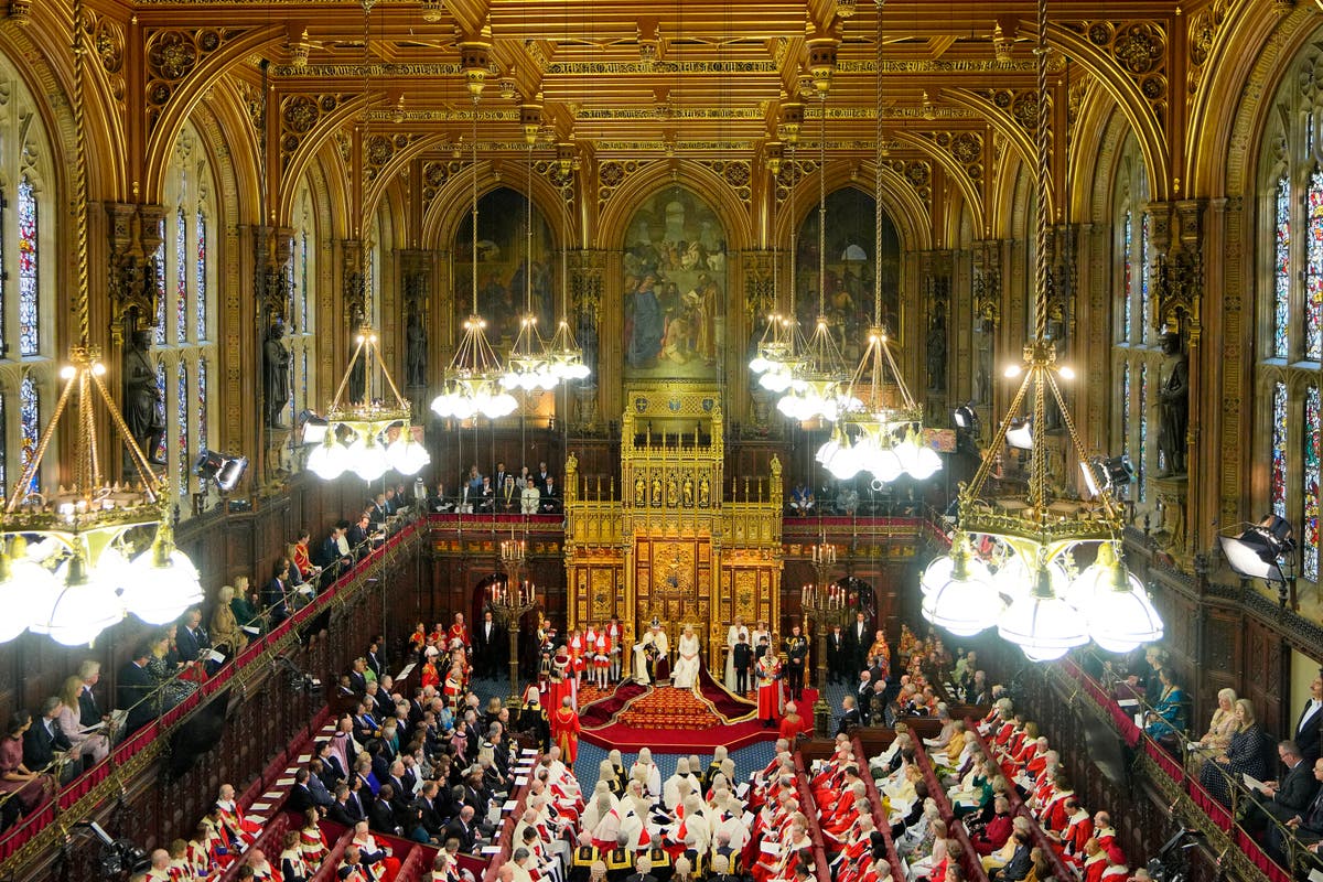 Trumpets, tiaras and tradition on display as King Charles III presides