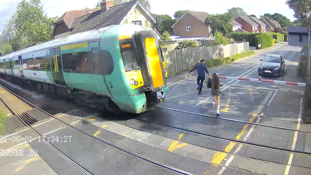 Watch: Terrifying near-misses at level crossings as National Rail releases footage in summer warning