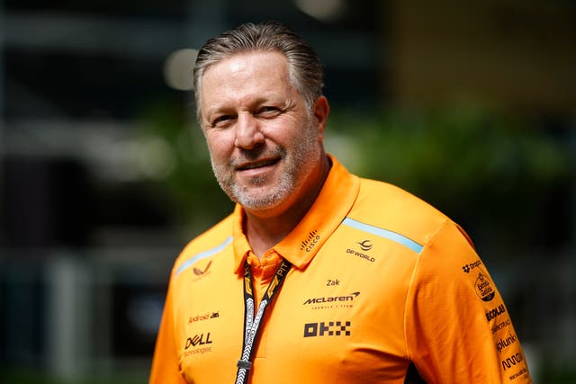 <p>McLaren boss Zak Brown speaks to The Independent ahead of the Hungarian Grand Prix this weekend  </p>