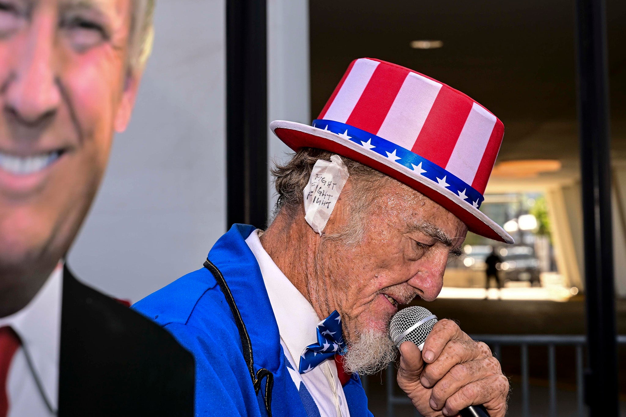 Trump Supporters Are Wearing Bandages On Their Ears At Rnc In Support