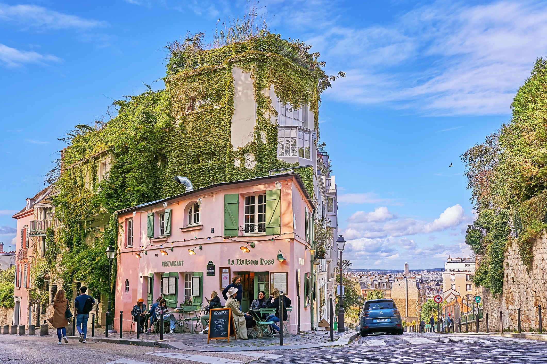 The ‘village’ of Paris buzzes with tourists and caffeine