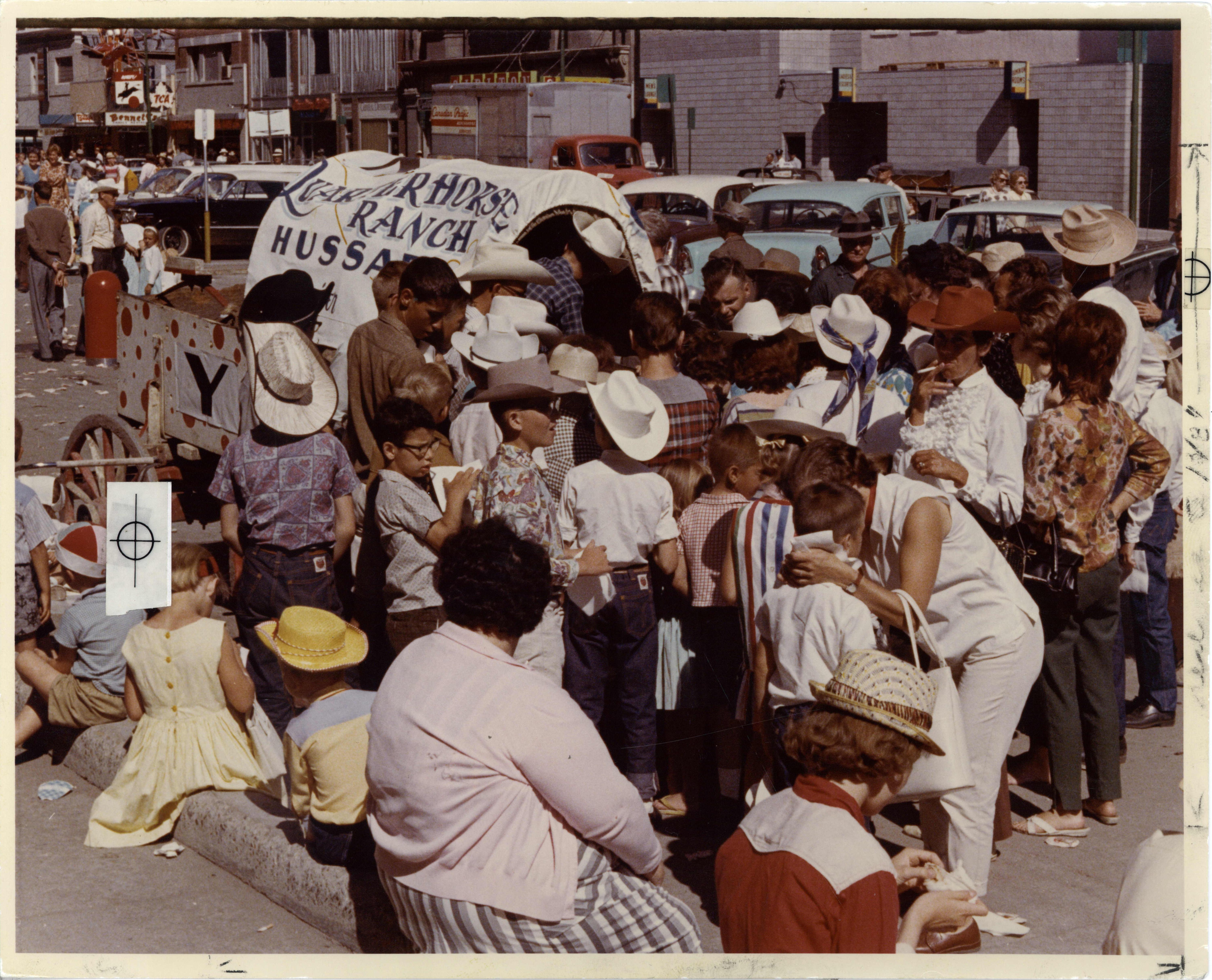 Um café da manhã com panquecas no centro de Calgary na década de 1970