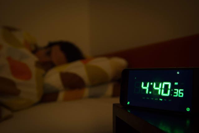 People who had irregular sleep patterns had a 34% higher diabetes risk than those who had more regular sleep, researchers found (Dominic Lipinski/PA)