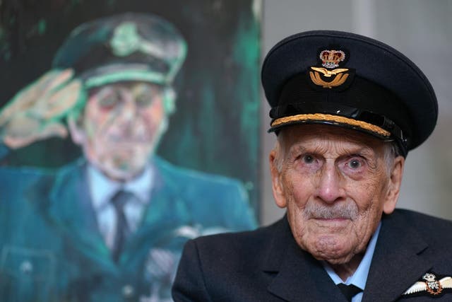 <p>The last known Battle of Britain pilot, Group Captain John ‘Paddy’ Hemingway (Brian Lawless/PA)</p>