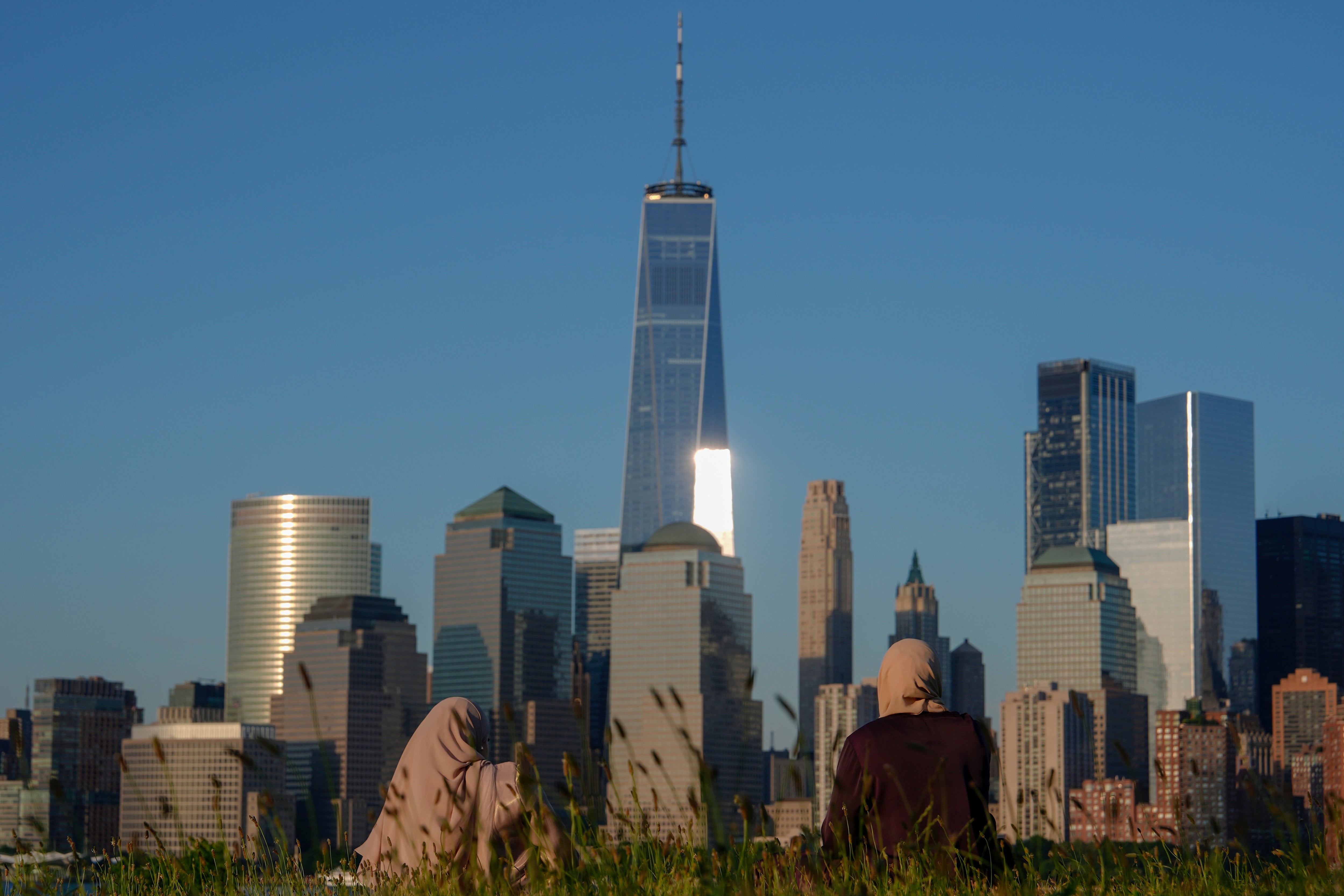 Muhammad Shahzeb Khan, 20, also known as Shazeb Jadoon, allegedly wanted to carry out a mass shooting in New York City (pictured) to coincide with the one-year anniversary of the Hamas invasion of Israel on October 7