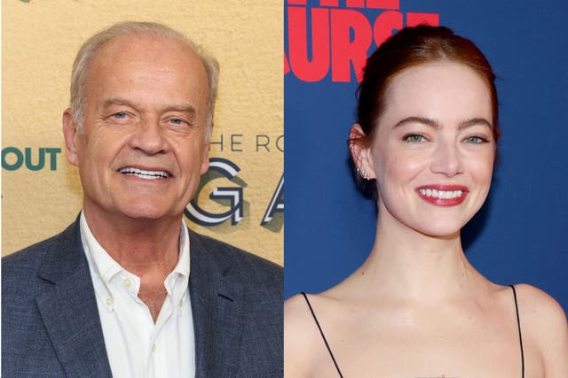 <p>Kelsey Grammer and Emma Stone, neither of whom were nominated at the 2024 Emmys</p>