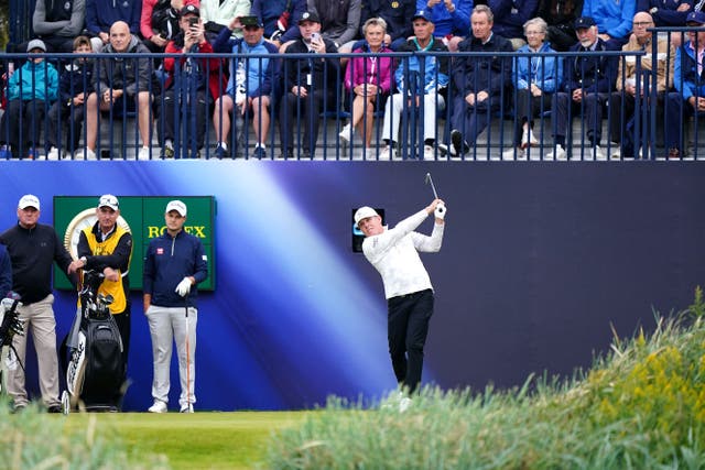 Scoring was unexpectedly more difficult early on the first morning of the Open at Royal Troon (Zac Goodwin/PA)