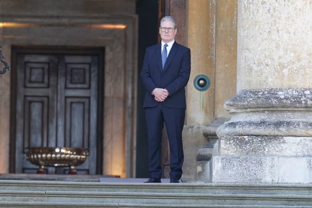 Prime Minister Sir Keir Starmer ahead of the European Political Community summit at Blenheim Palace (Stefan Rousseau/PA)