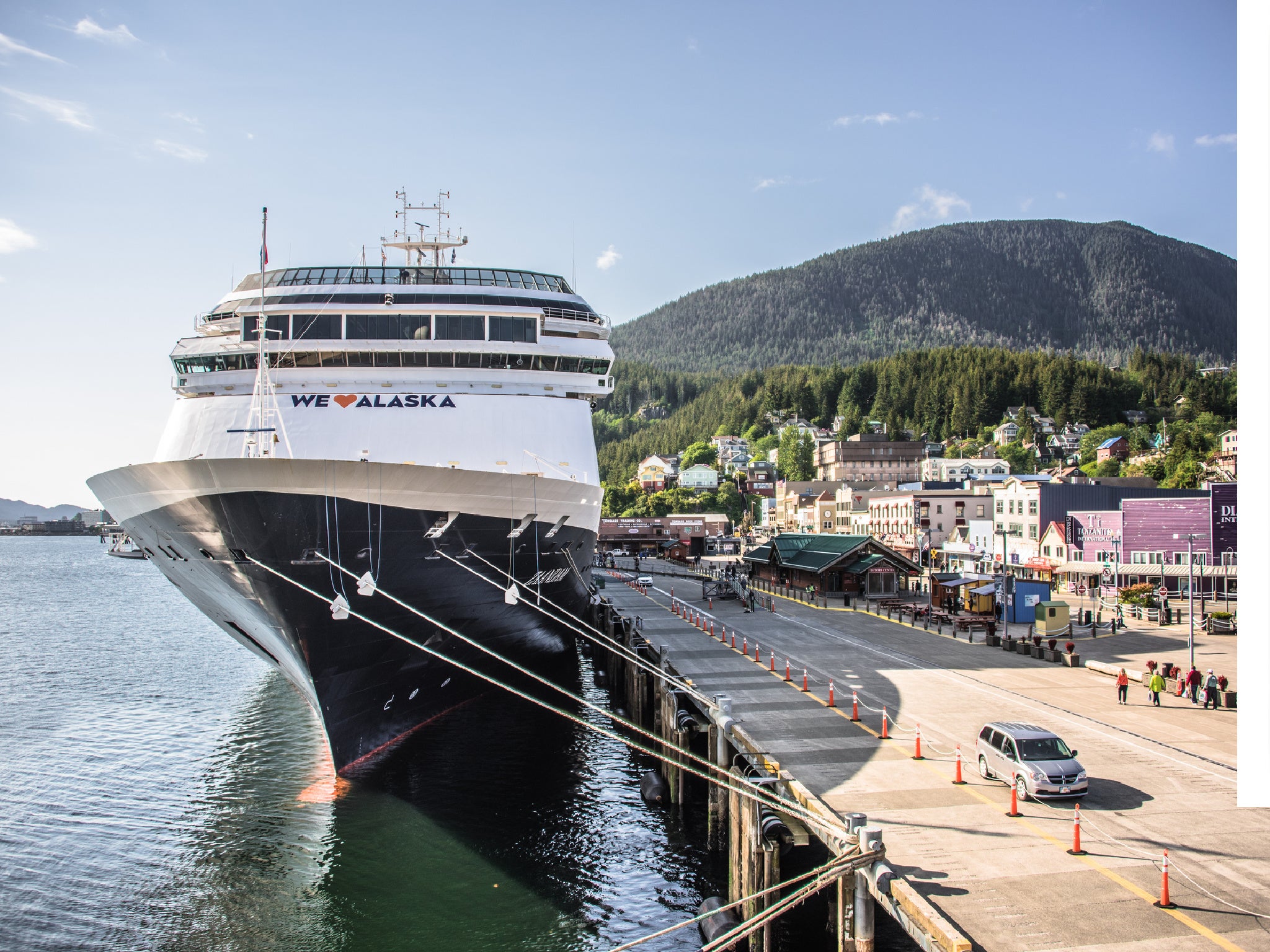 Ketchikan, Alaska, is the first stop for many cruises on their way to more northern climes