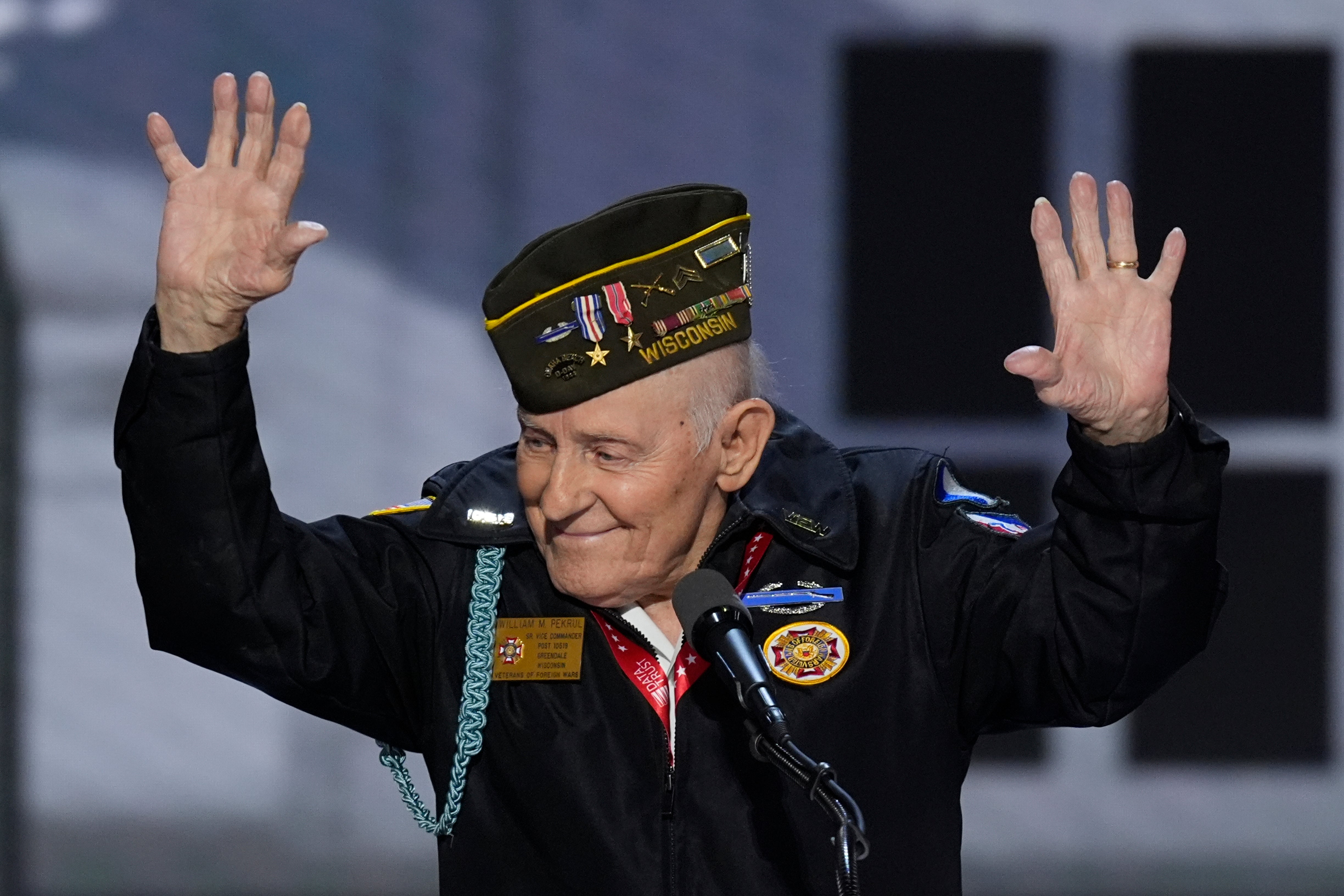 William Pekrel, 98, fought in the Battle of the Bulge in World War II