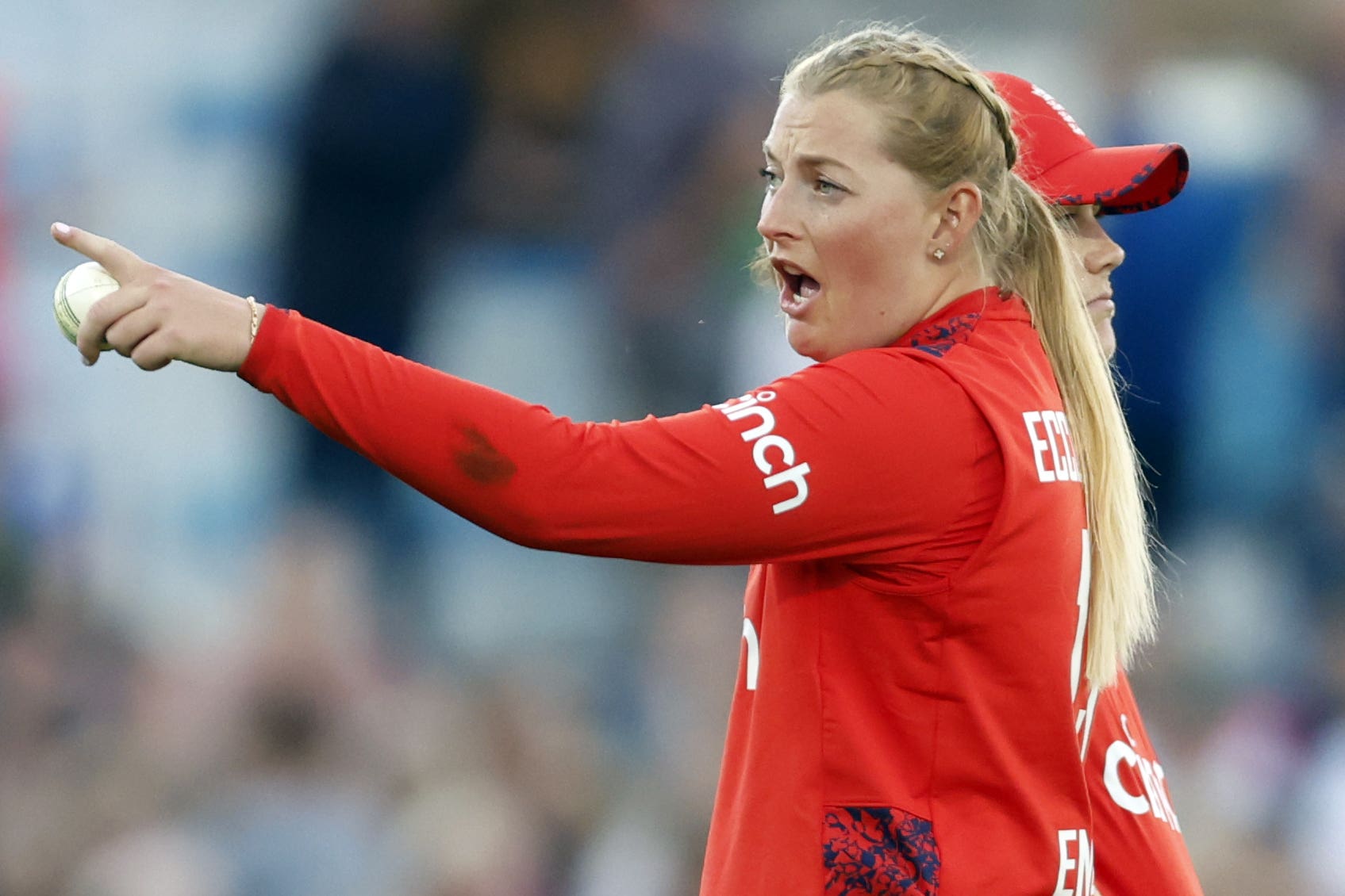 New Zealand finally ended Sophie Ecclestone’s wicket-taking run (Nigel French/PA)