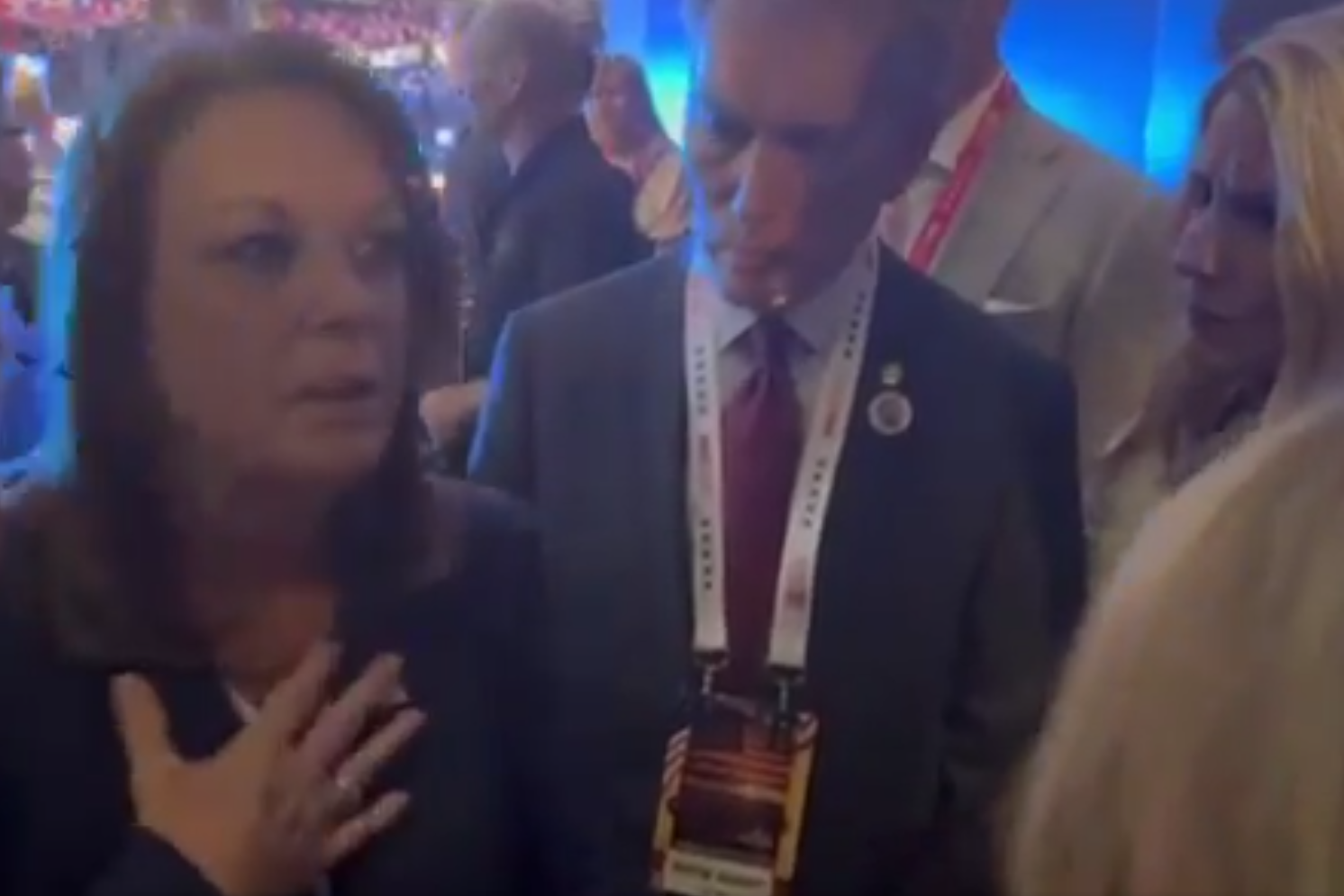 Secret Service Director Kimberly Cheatle is confronted by Republican senators at the RNC in Milwaukee on July 17 2024 over potential security failings related to the attempted assassination of Donald Trump