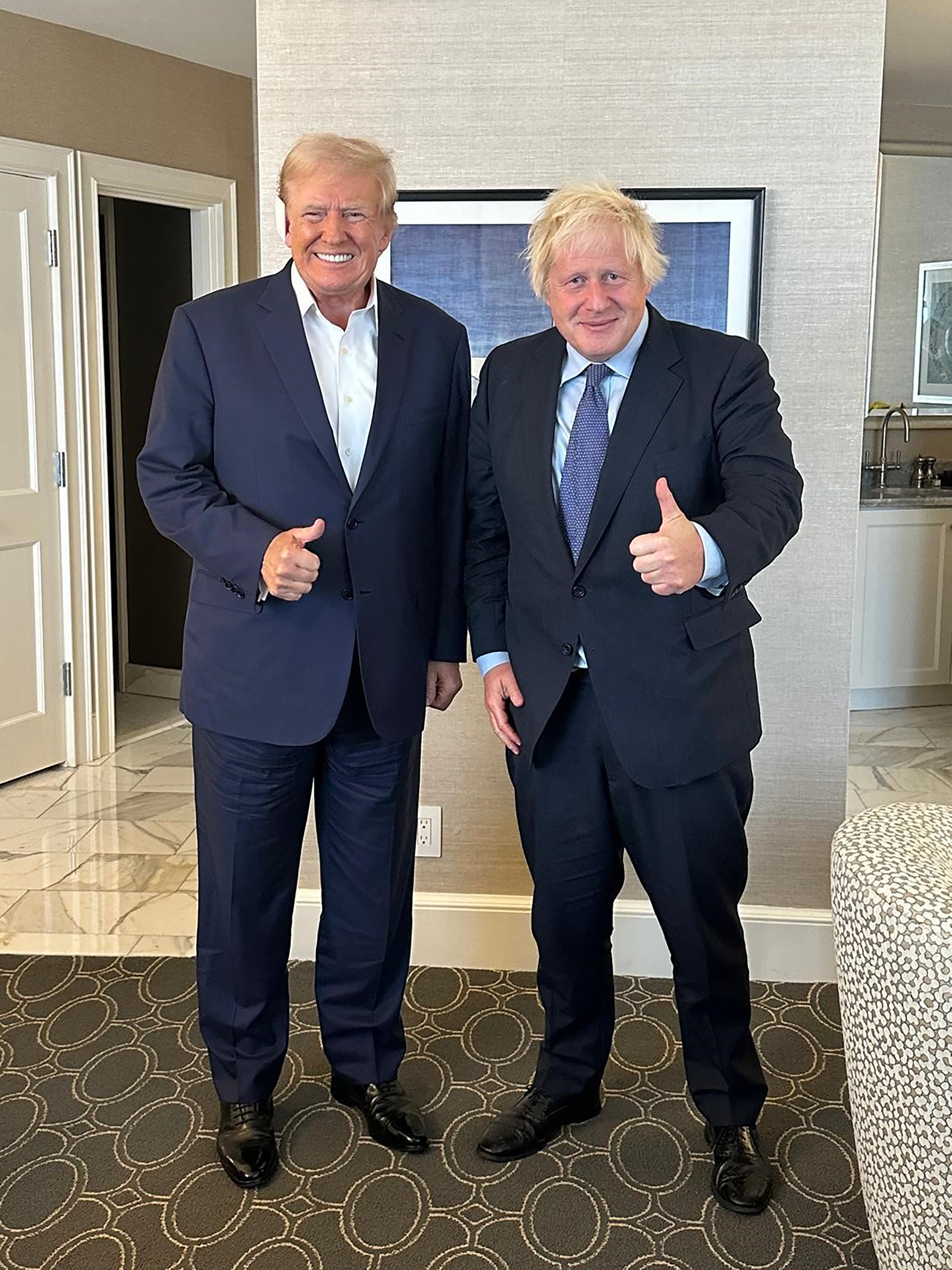 <p>Boris Johnson met Donald Trump this week (Ross Kempsell/PA)</p>