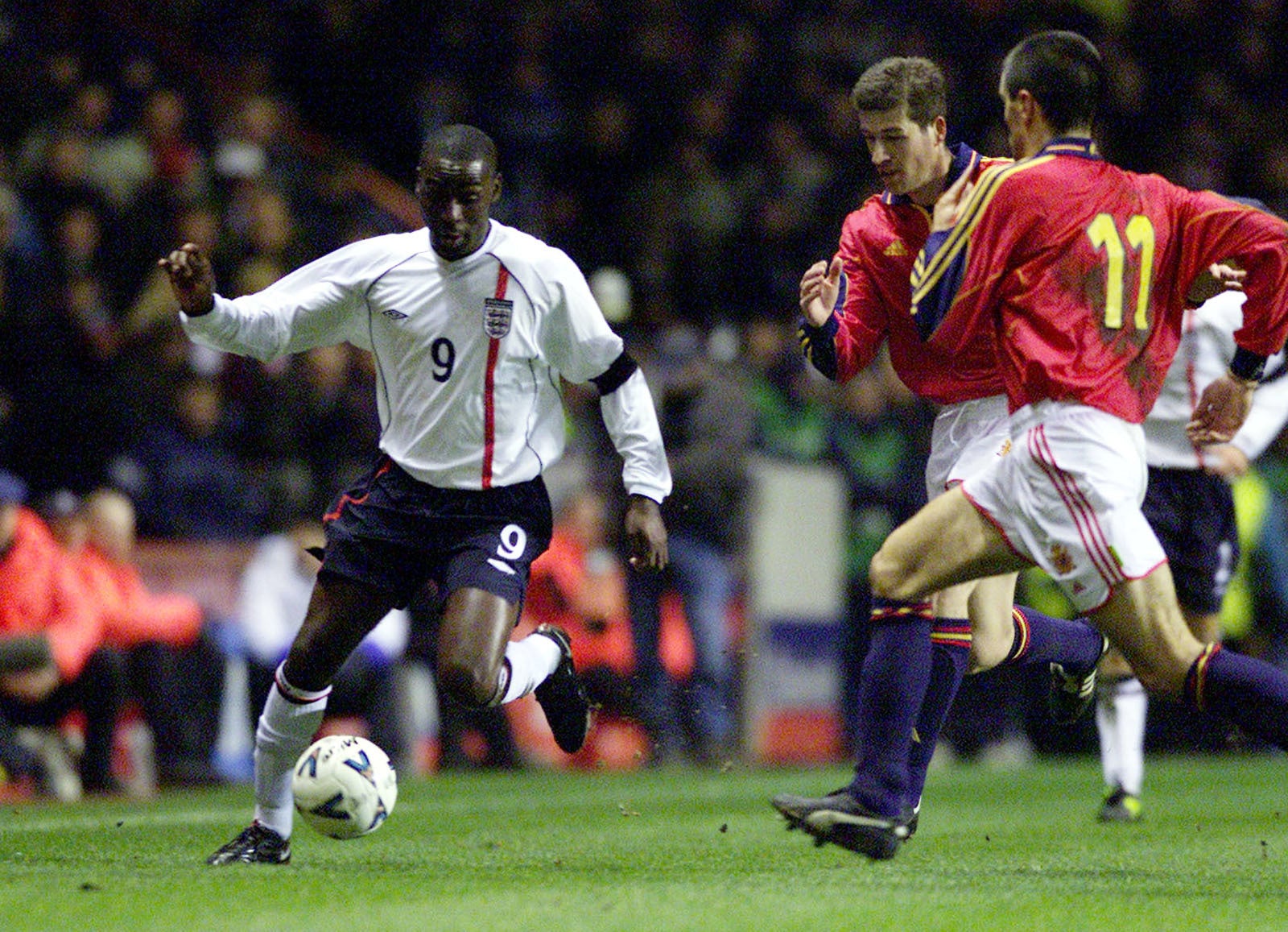 Andy Cole (left) made 15 appearances for England between 1995-2001 (Nick Potts/PA)