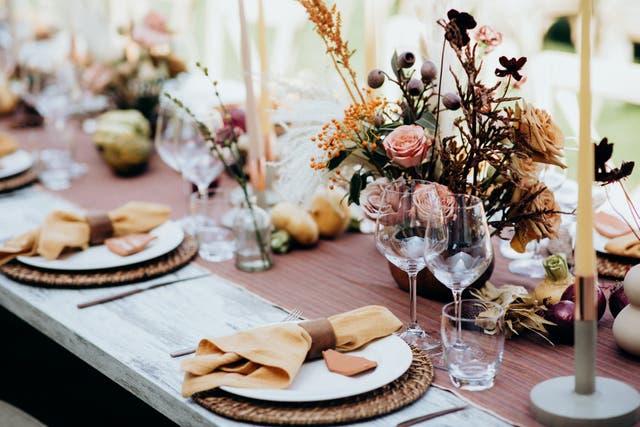 <p>Bride-to-be explains that when she and her fiancé were looking at food choices for their wedding, they ’thought it would be nice to have a fully vegetarian menu’ </p>