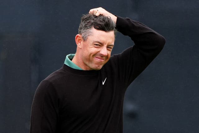 <p>Rory McIlroy struggled to an opening 78 in the 152nd Open at Royal Troon</p>