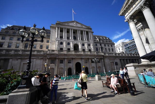 The Bank of England’s payment system was affected by a global issue (Yui Mok/PA)