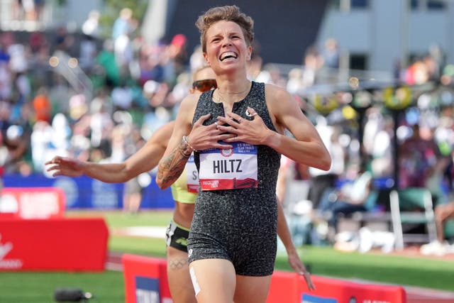 <p>Nikki Hiltz won the women’s 1500m in the US Olympic Team trials and will compete in Paris</p>