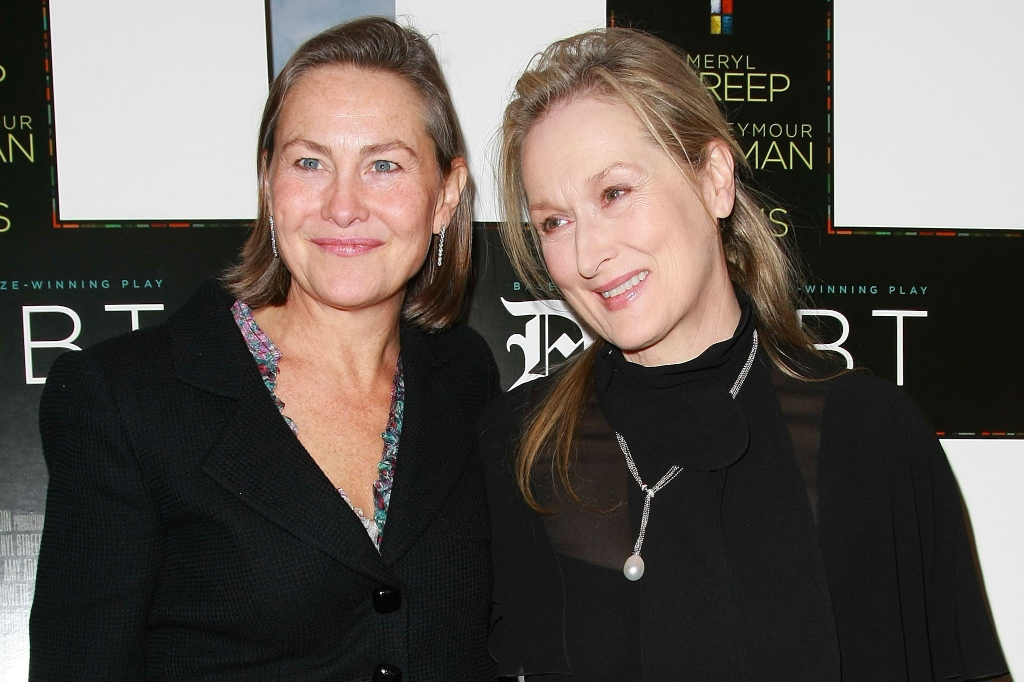 Jones and Meryl Streep attend the premiere of ‘Doubt’ at the Paris Theater in 2008 in New York City