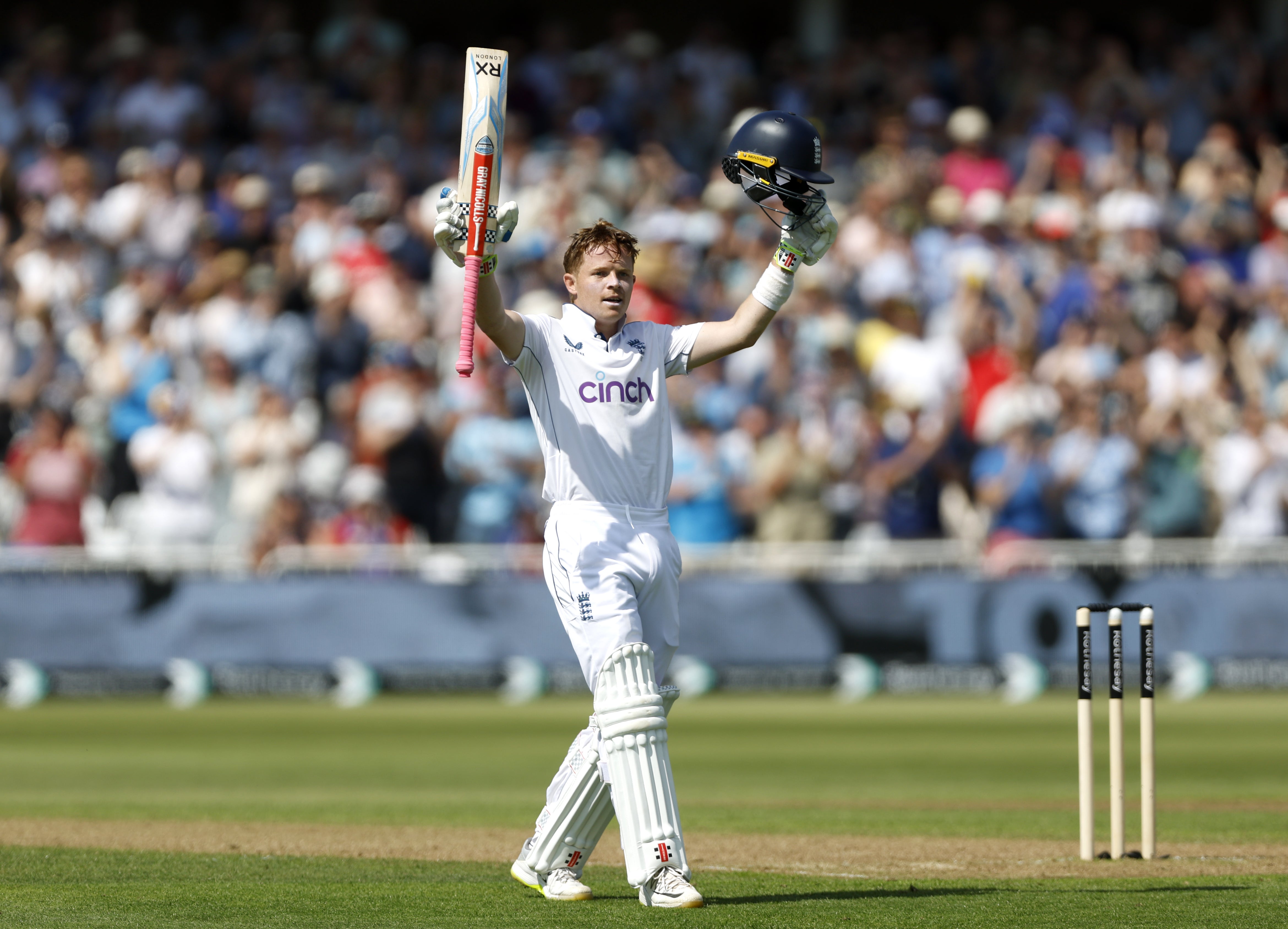 Ollie Pope made the most of being dropped twice to score a hundred for England against the West Indies