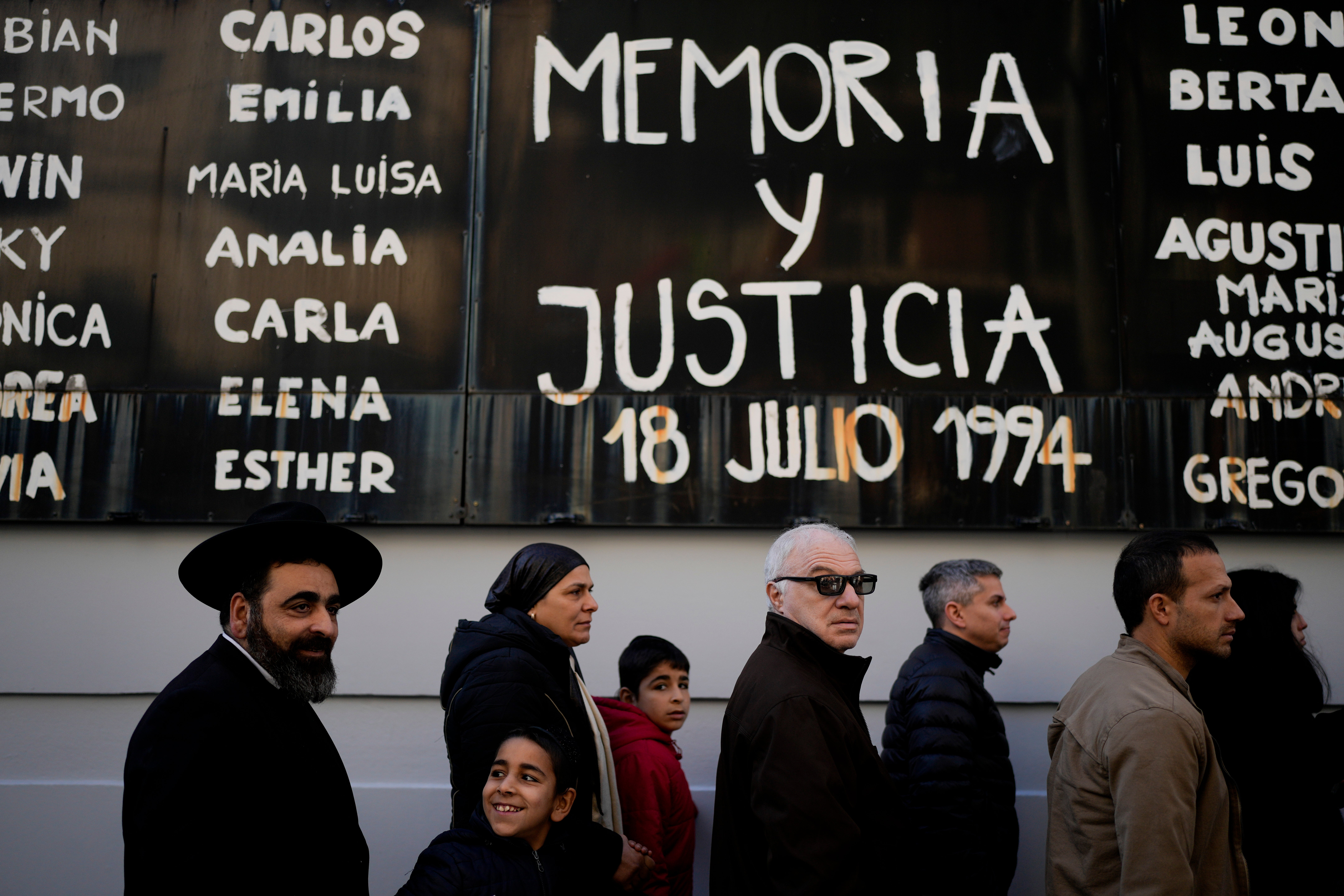 APTOPIX Argentina Bombing Anniversary