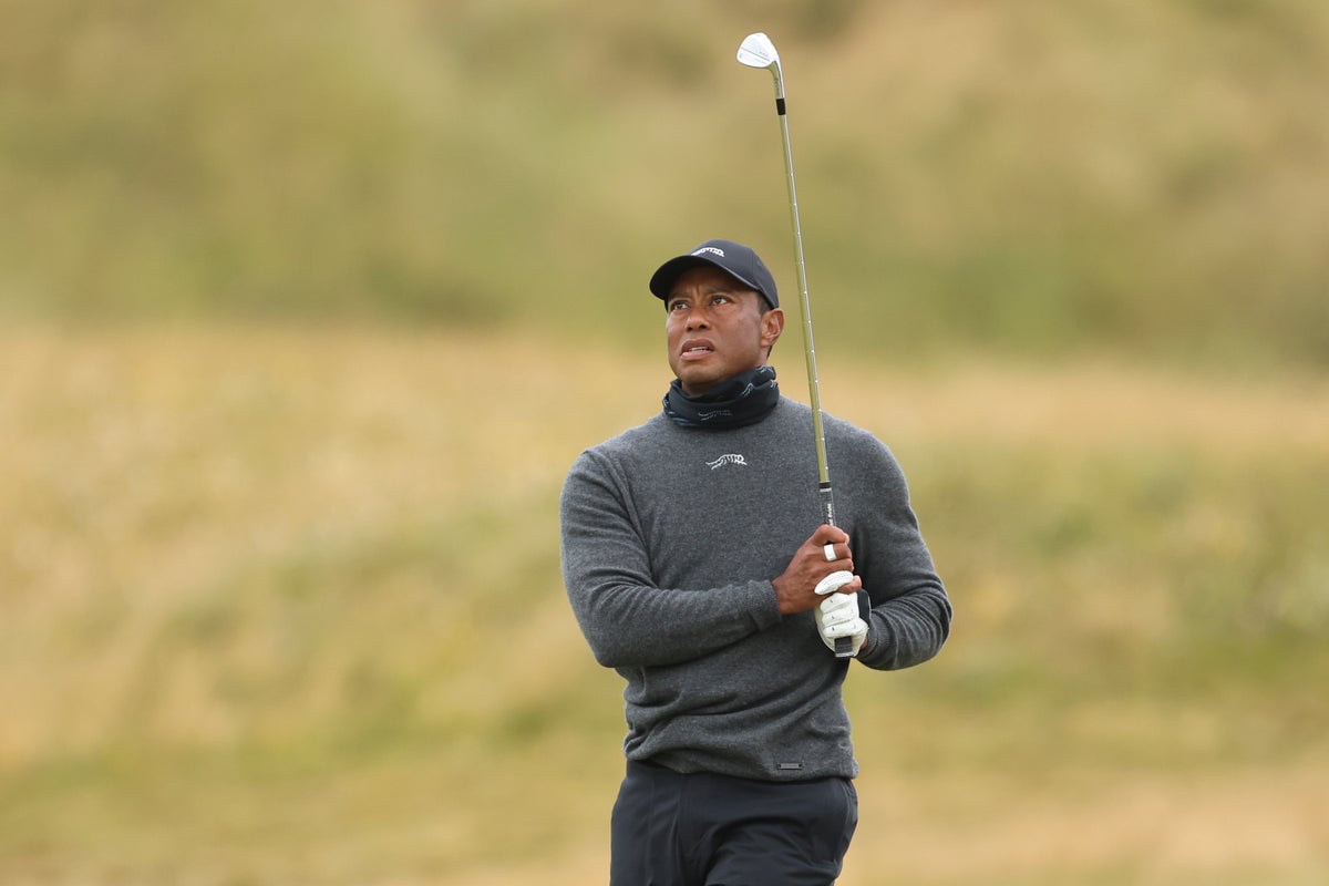 Tiger Woods in danger of missing cut at British Open again after 8-over 79 at Royal Troon