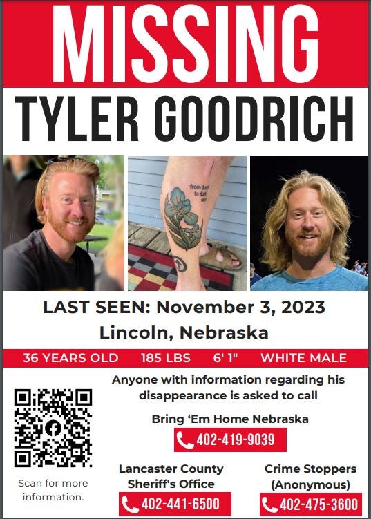 Tyler’s loved ones are still hoping to find him