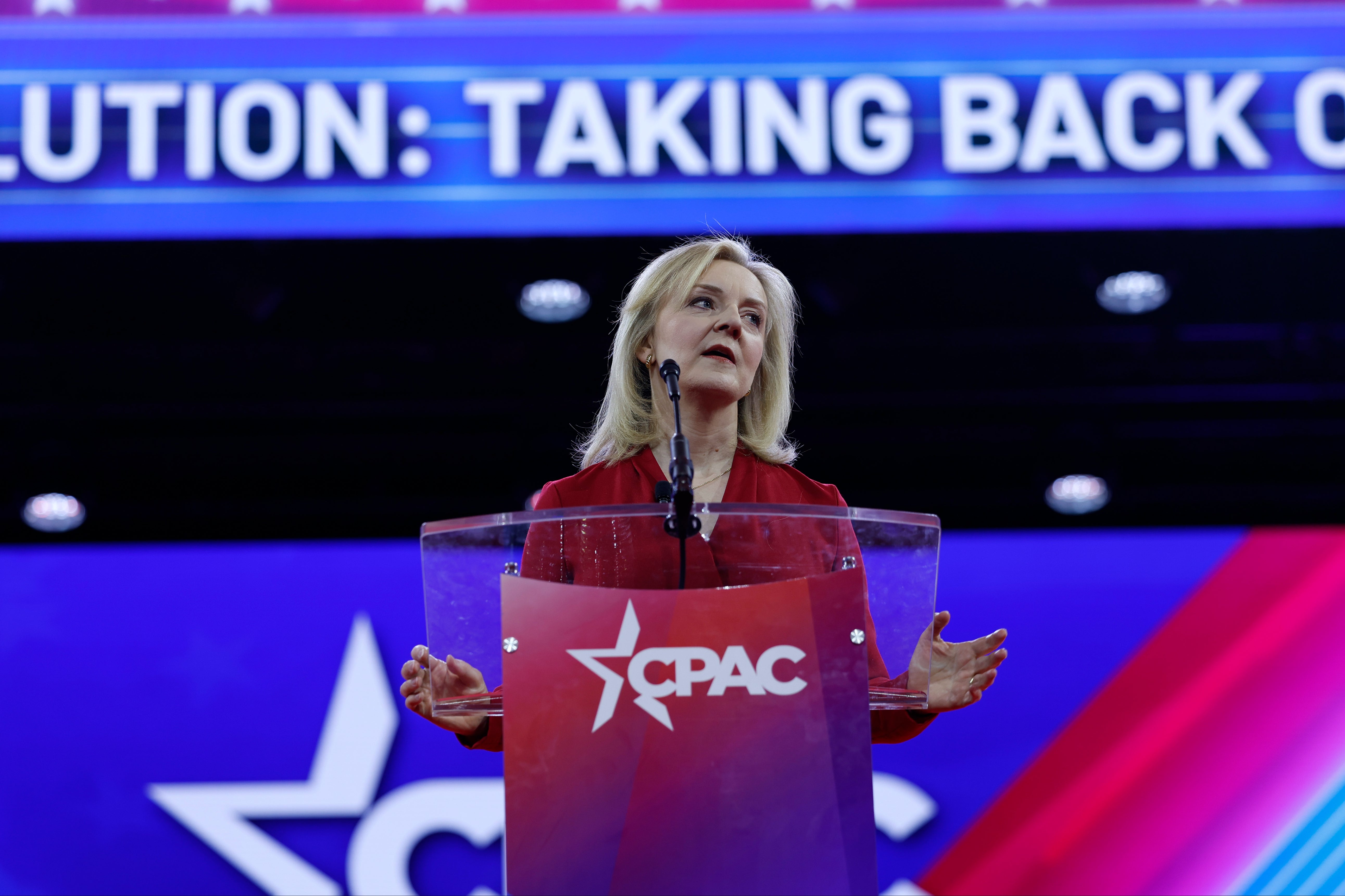 Earlier this year Liz Truss appeared at CPAC in Maryland, where she gave a speech in which she claimed that the “deep state” had thwarted her plans as UK PM