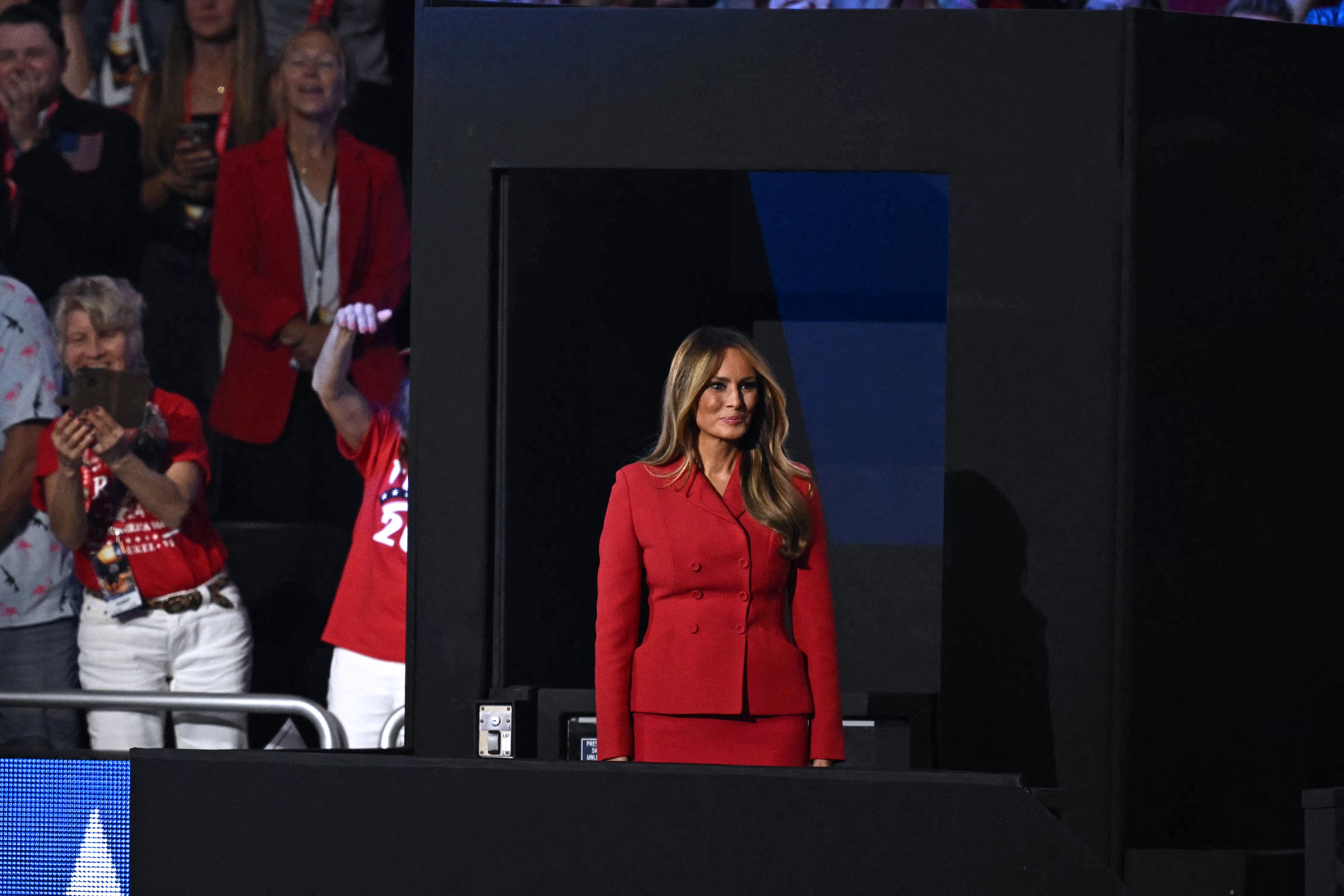 The former first lady has remained largely out of the spotlight so far as Trump’s campaign to return to the White House continued apace