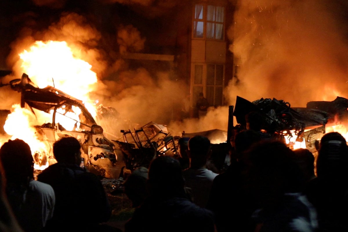 Two men warned they face prison after admitting torching bus during ...