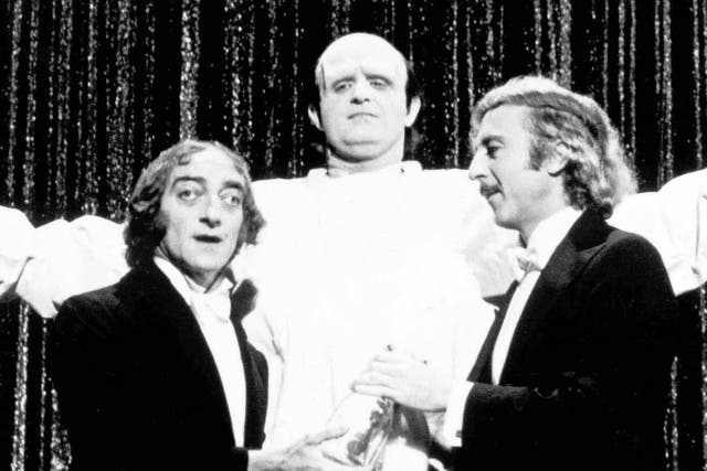 <p>Putting on the Ritz: Marty Feldman, Peter Boyle and Gene Wilder in ‘Young Frankenstein’</p>