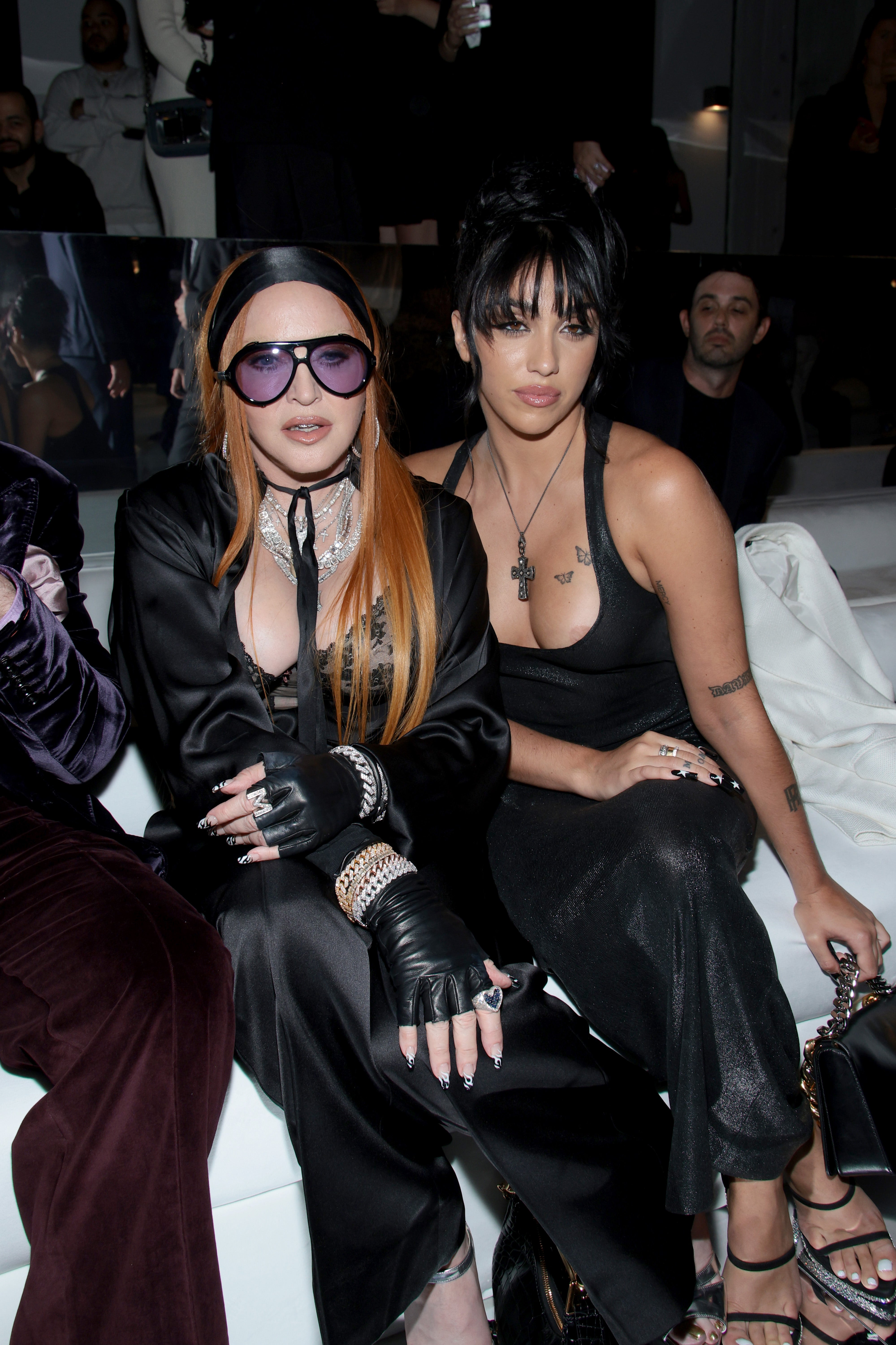 Madonna and Lourdes Leon at New York Fashion Week