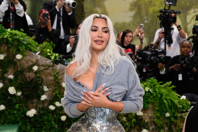 Kim Kardashian spoke about her son’s condition on the She MD podcast (Matt Crossick/ PA)