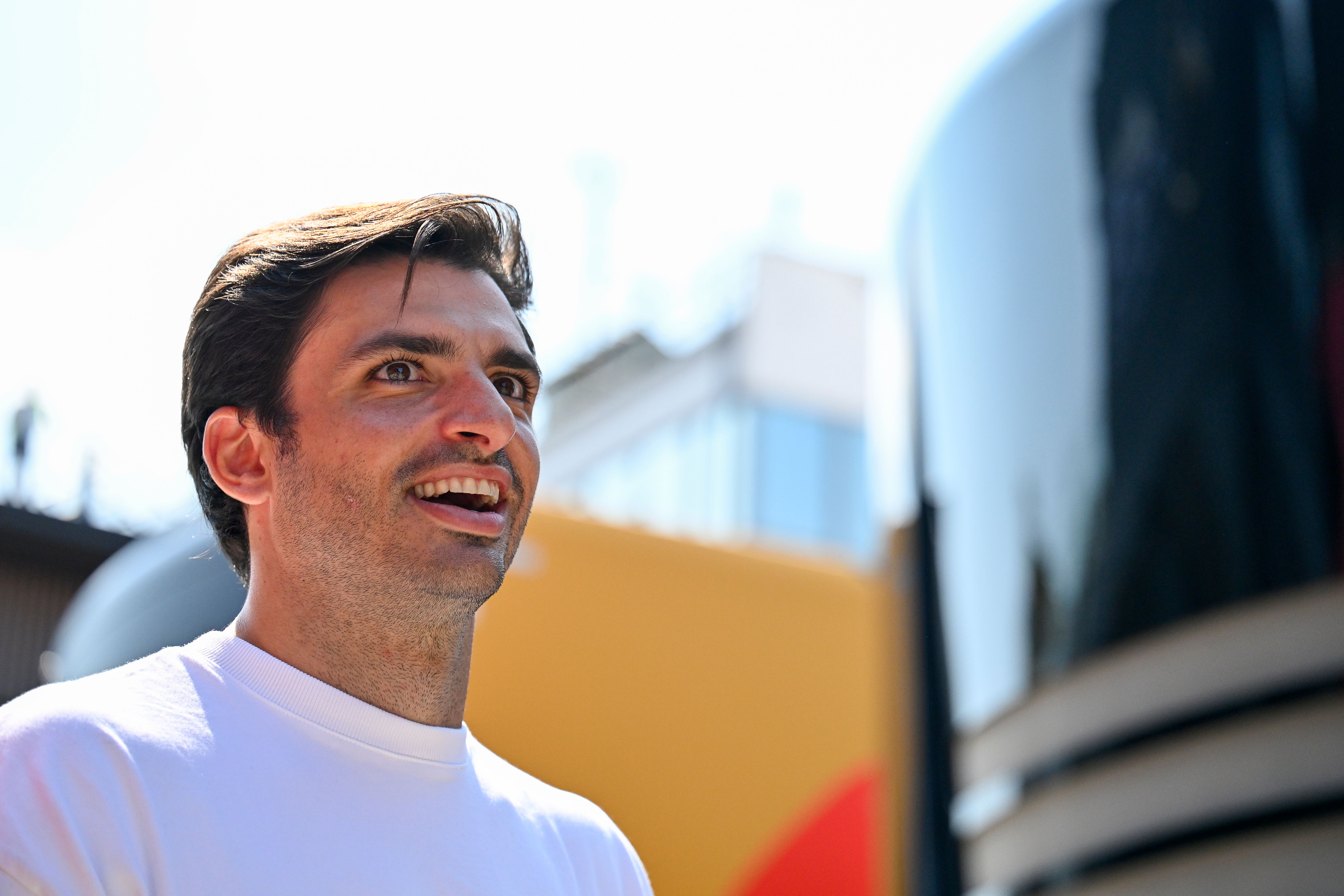 Carlos Sainz finished fastest in first practice in Hungary (Denes Erdos/AP)