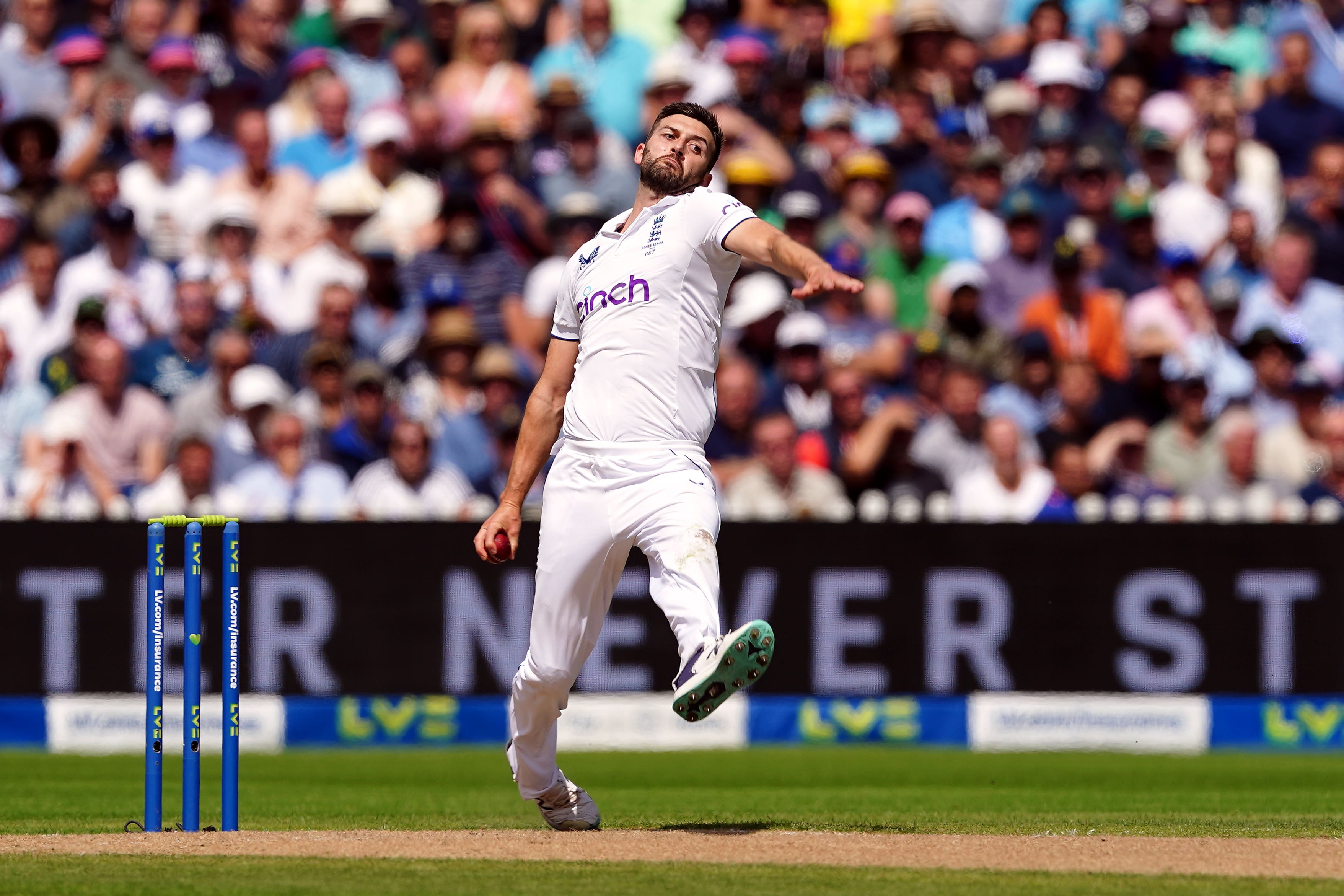 Mark Wood produced a fierce display of raw speed (Mike Egerton/PA)