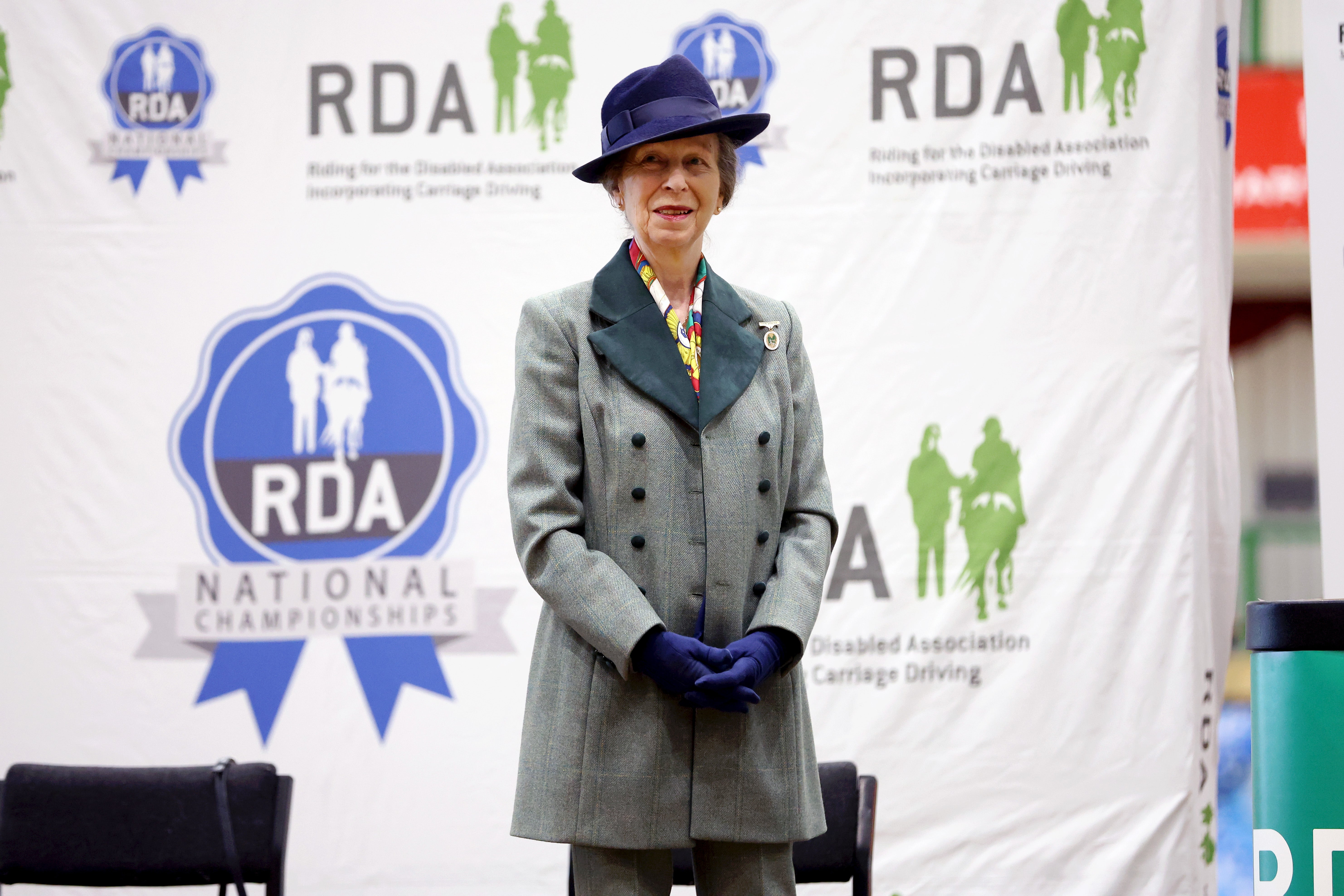 The Princess Royal visited the Riding for the Disabled Association National Championships at Hartpury University and Hartpury College in Gloucestershire last week