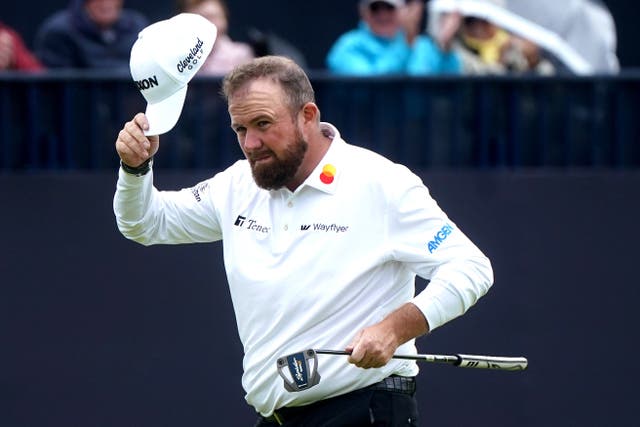 Shane Lowry recovered from a double bogey on the 11th to set a daunting target on day two of the 152nd Open (Owen Humphreys/PA)