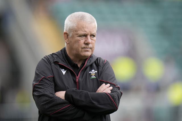 Wales head coach Warren Gatland (pictured) says he should not have made Cory Hill captain for the Queensland match (Andrew Matthews/PA)