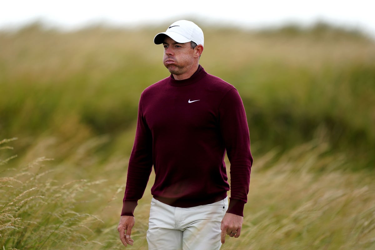 Rory McIlroy, Tiger Woods and Justin Thomas among victims of wind at Royal Troon