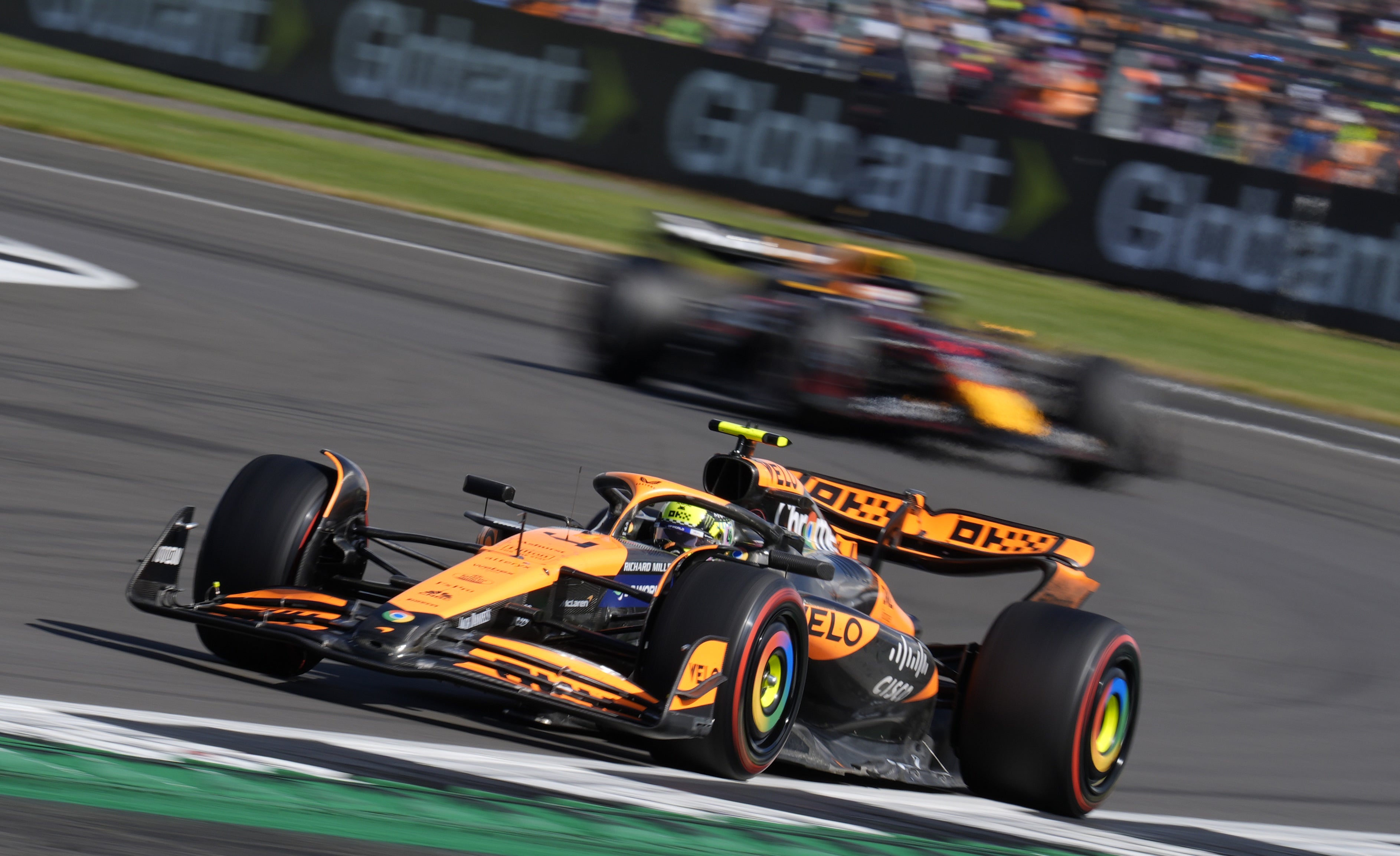 Lando Norris was fastest in second practice on Friday at the Hungarian Grand Prix