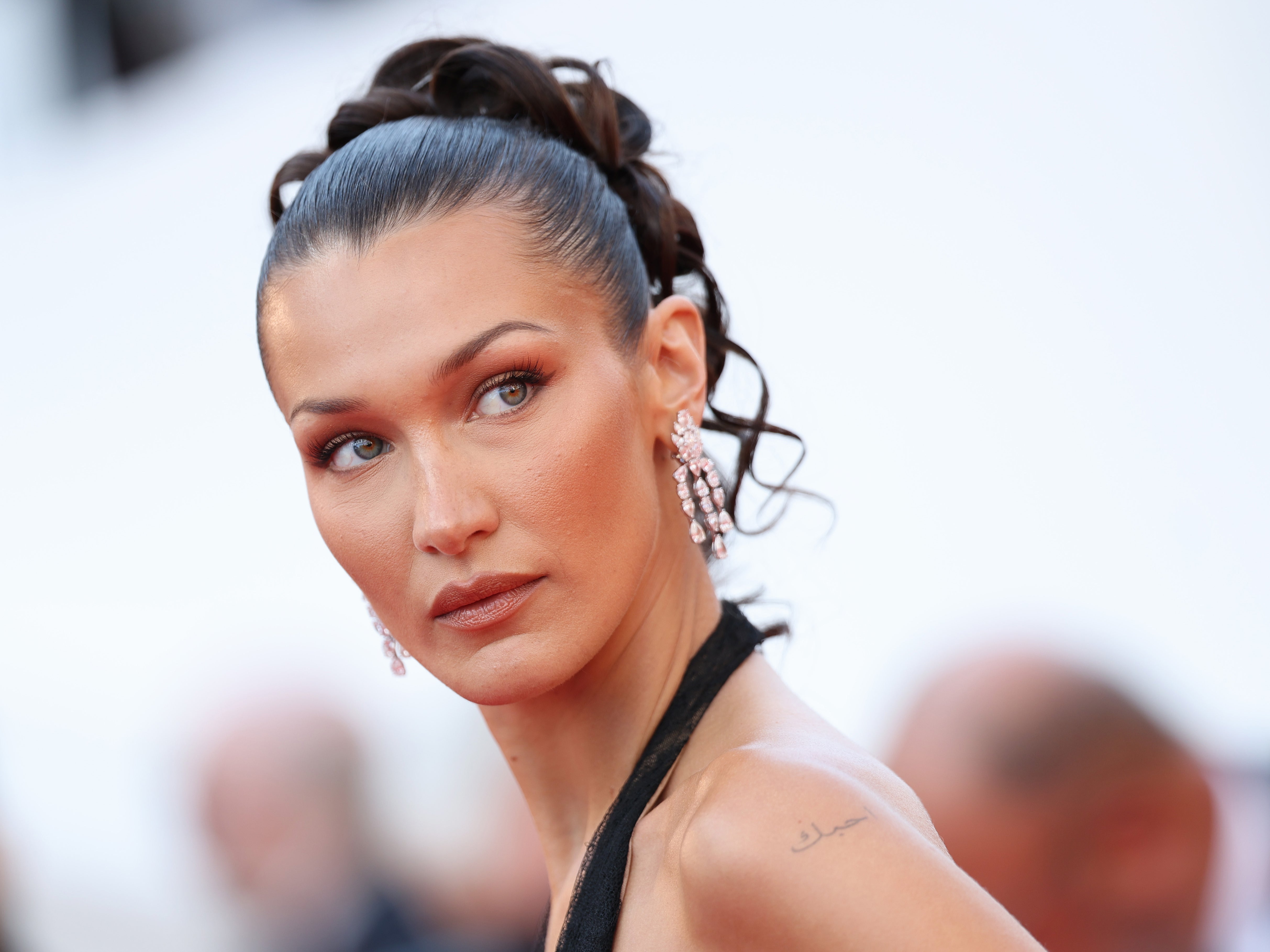 Bella Hadid, pictured here in May, has been vocal about her experience with Lyme