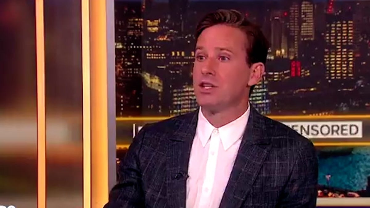 Armie Hammer admits scraping his initial into ex-girlfriend’s skin with a knife