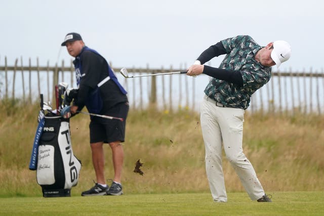 Scotland’s Robert MacIntyre was looking to make an early move in benign conditions on day three of The Open (Owen Humphreys/PA)